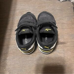 Puma Black and Yellow Athletic Shoes